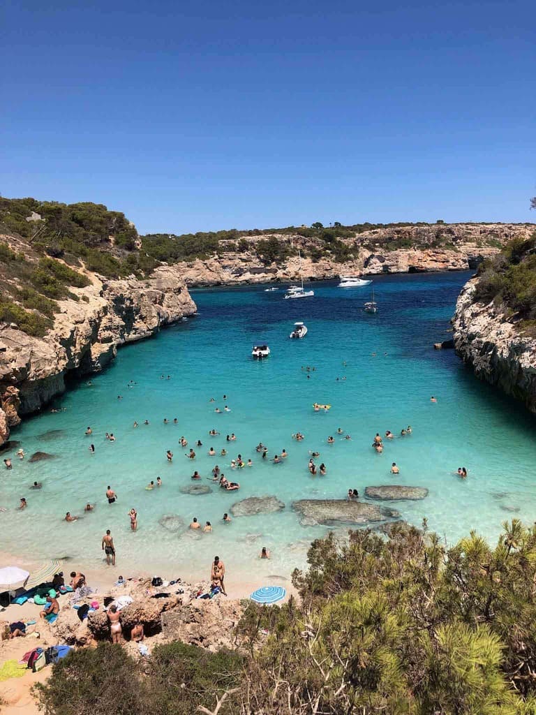 Caló d'es Moro impresionante con su mar turquesa Caló d'es Moro, su mar que deja sin palabras