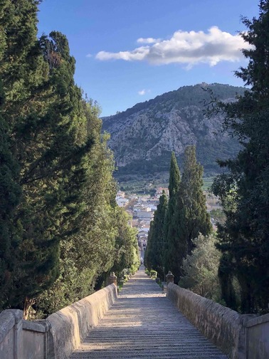 En Pollensa están las escaleras del Calvario Pollensa
